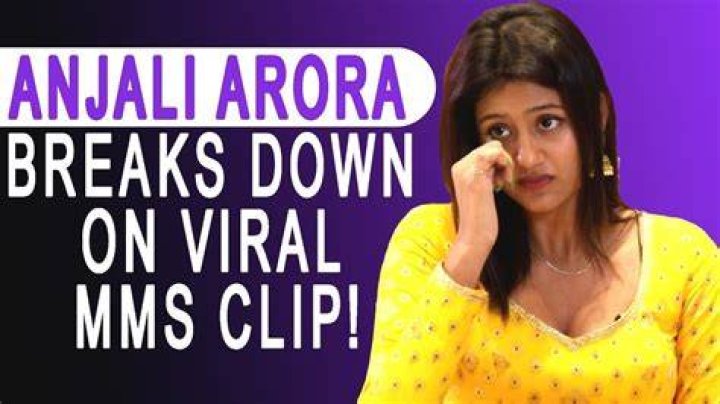 Anjali Arora Viral MMS Video Full: What You Need to Know